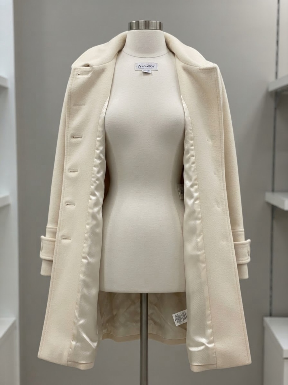 Heavy coat from Preston & York Cream Single-Breasted Trench Coat